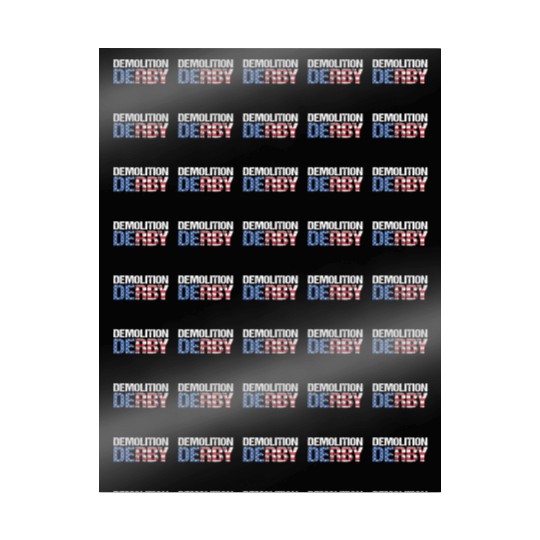 4th Of July US Flag Motorsport Demolition Derby Wrapping Papers