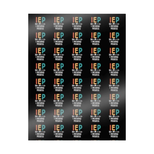 IEP I Encourage Progress Special Education Teacher Wrapping Papers