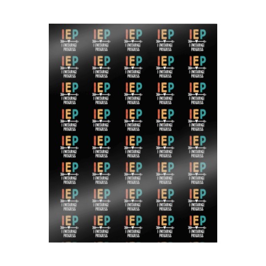IEP I Encourage Progress Special Education Teacher Wrapping Papers