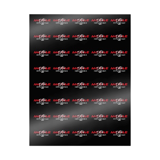 Tate McRae V5 Think Later Tour Wrapping Papers