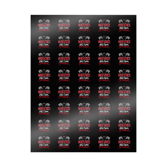 Godfather Pit Crew Birthday Racing Car Wrapping Papers