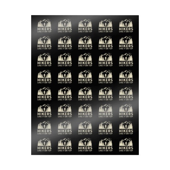 Hikers Hiking Mountains Forests Nature Wrapping Papers