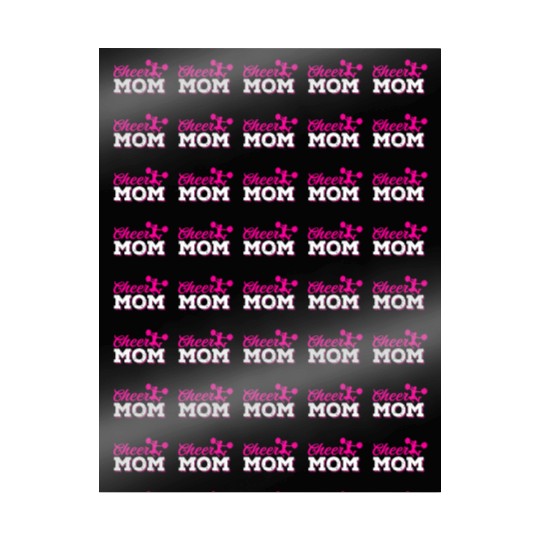 Cheer Mom Funny Cheerleading Mommy Mother's Day Wrapping Papers