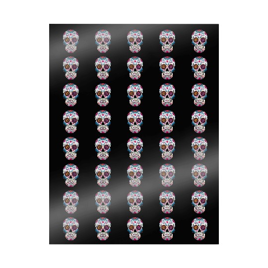 Colorful Skull Wrapping Papers