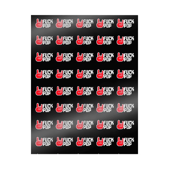 Fuck pop charts music heavy metal fun hand gesture Wrapping Papers