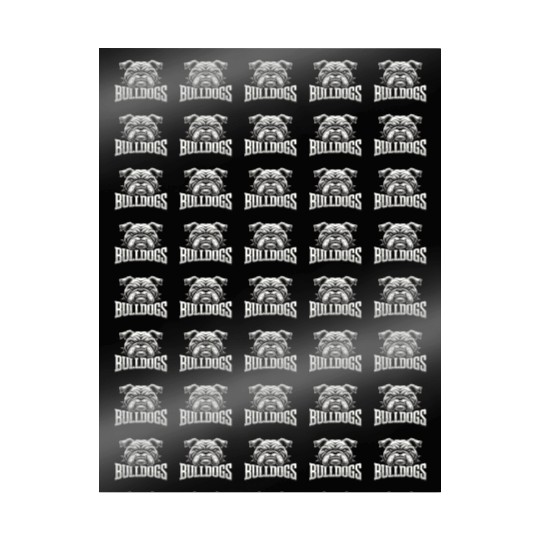 Bulldogs Mascot Back To School Team Spirit Wrapping Papers