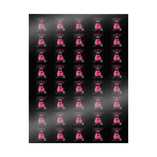 Embrace Pink Black Bold Eradicate Breast Cancer Wrapping Papers