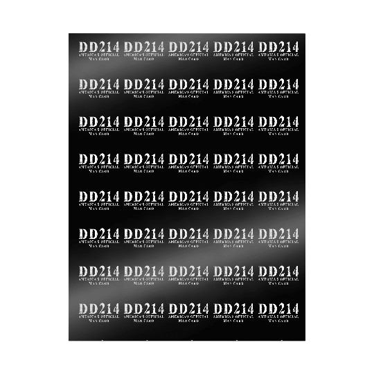 DD214 America s Official Man Card Wrapping Papers