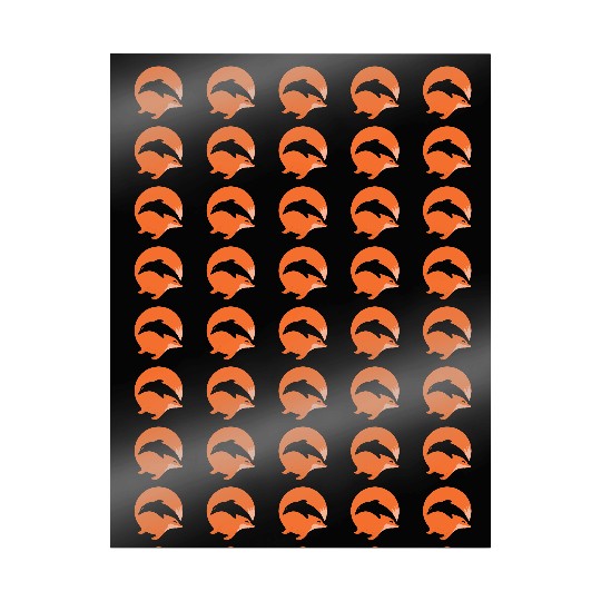 Fox or Dolphin in this fun optical illusion Wrapping Papers