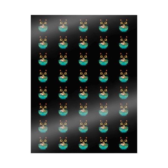 Funny Cat Eating Ramen Japanese Cat Ramen Noodles Wrapping Papers