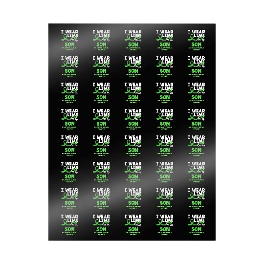 Non-Hodgkin Lymphoma Awareness Wear Lime Son Wrapping Papers