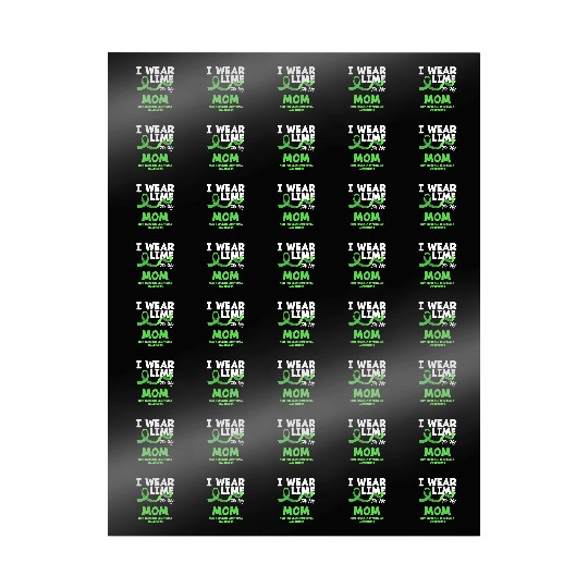Non-Hodgkin Lymphoma Awareness Wear Lime Mom Wrapping Papers