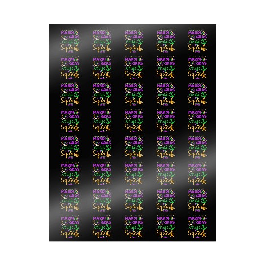 Mardi Gras Cruise Squad 2025 Wrapping Papers