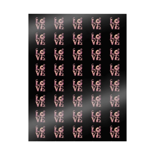 Love Cat Pink Wrapping Papers