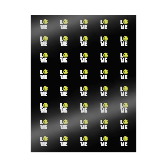 Love Tennis Enthusiast Graphic Appeal Wrapping Papers