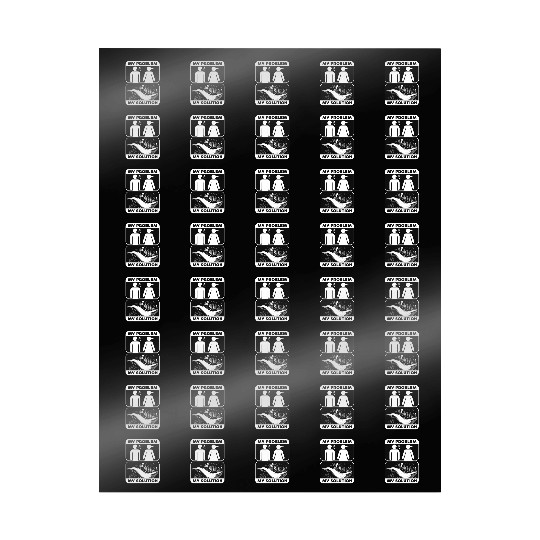 Whale Watching My Problem My Pictogram Mom Dad Wrapping Papers