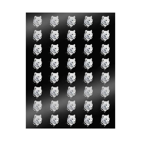 Geometric Snow Leopard - Elegance of the Wild Wrapping Papers