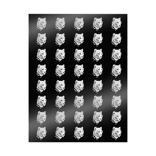Geometric Snow Leopard - Elegance of the Wild Wrapping Papers