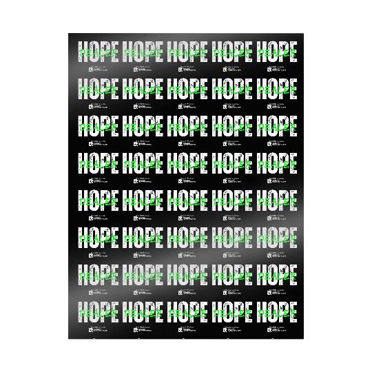 Hope Dealer Green Wrapping Papers