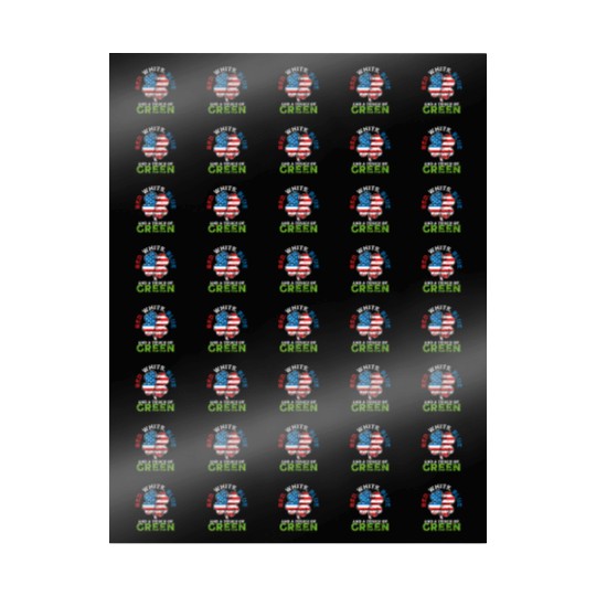 Red White Blue and a Touch of Green Irish USA Wrapping Papers