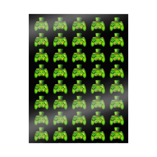 Video Game Controller Irish Gamer St Patricks Day Wrapping Papers