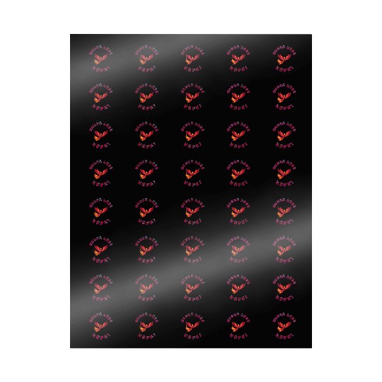 Never Lose Hope – Phoenix Rebirth Inspiration Meme Wrapping Papers