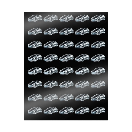 Silver and Black Futuristic Car Wrapping Papers