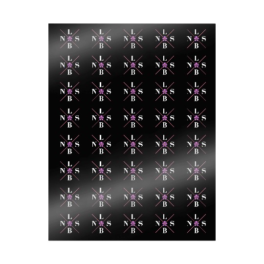 Subtle Lesbian Violet Flower Hidden Pride Wrapping Papers