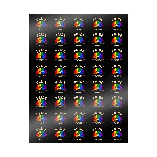 Pride of Phoenix City Arizonna USA Rainbow Flag Wrapping Papers