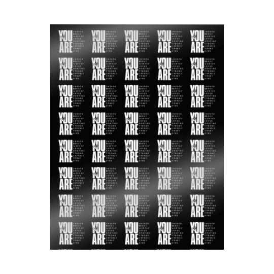 You Are Enough Brave Worthy Loved Amazing Strong Wrapping Papers