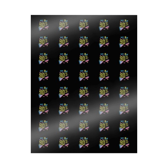 Born In The 90s Retro Nostalgia 90s Design Wrapping Papers