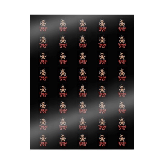 Voodoo Doll Humor – Thinking of You Dark Sarcastic Wrapping Papers