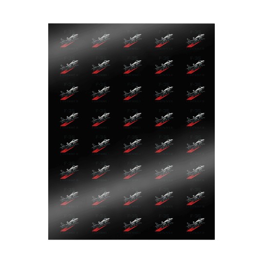 F-35 Lightning II Stealth Fighter Jet Art Wrapping Papers
