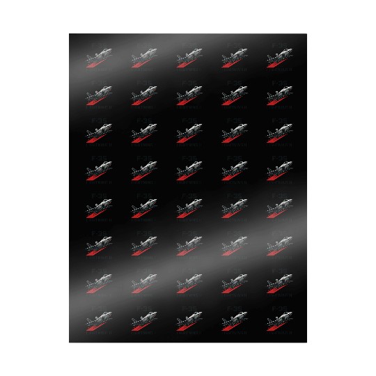 F-35 Lightning II Stealth Fighter Jet Art Wrapping Papers