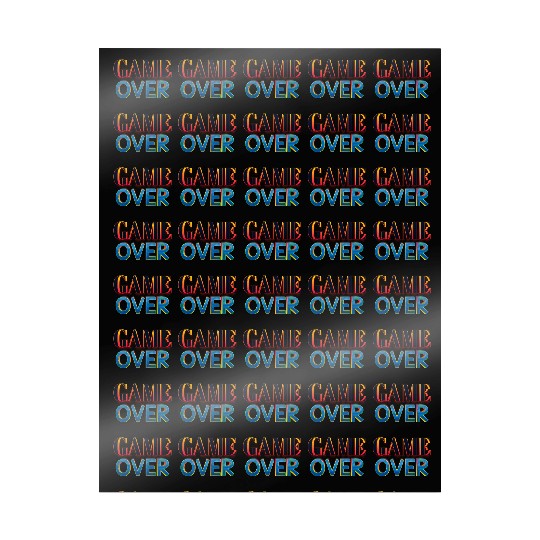 Game over Wrapping Papers