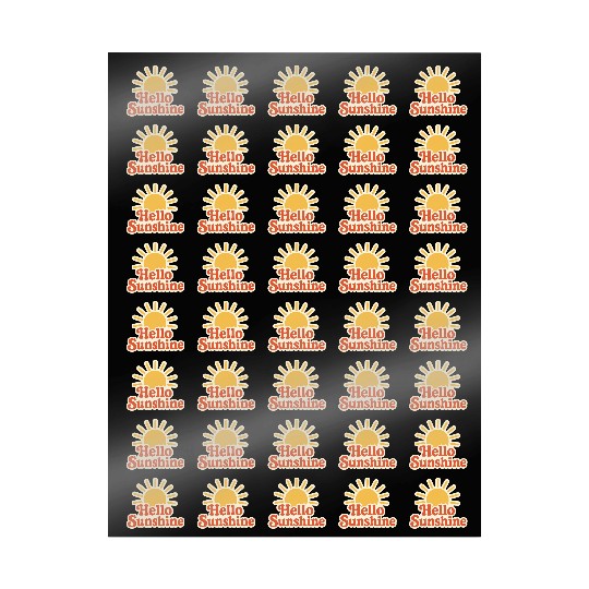 Sunrise Hello Sunshine Illustration Wrapping Papers