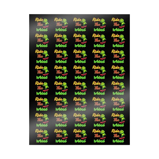 Ride the Weird, Frog, Funny, Wrapping Papers Design ,