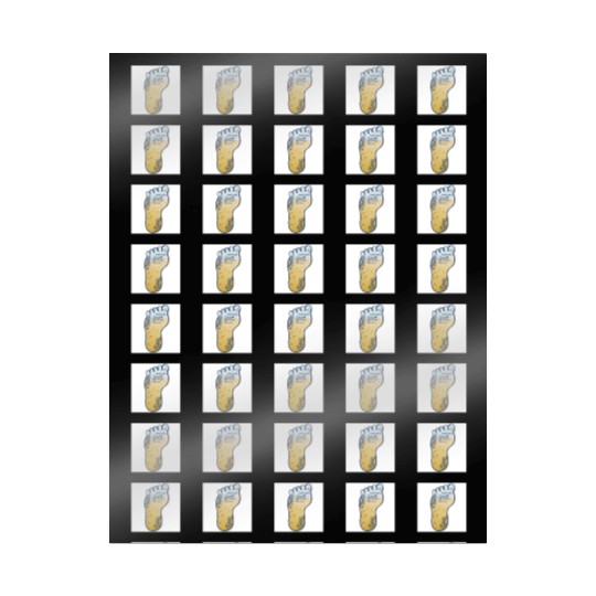 Beach Footprint Sun Scripture Design Wrapping Papers