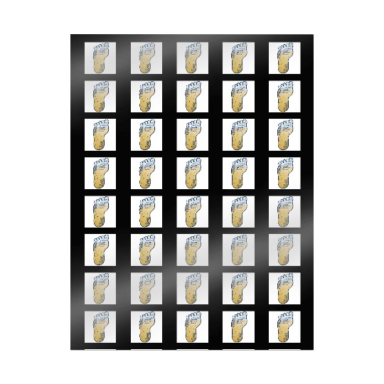 Beach Footprint Sun Scripture Design Wrapping Papers