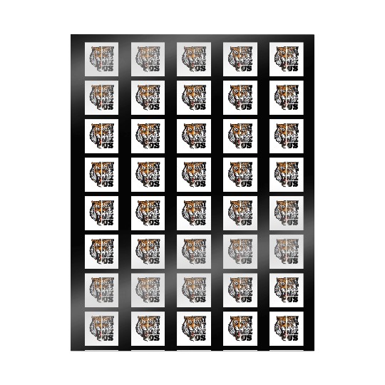 Bold Tiger and Protest Message Design Wrapping Papers