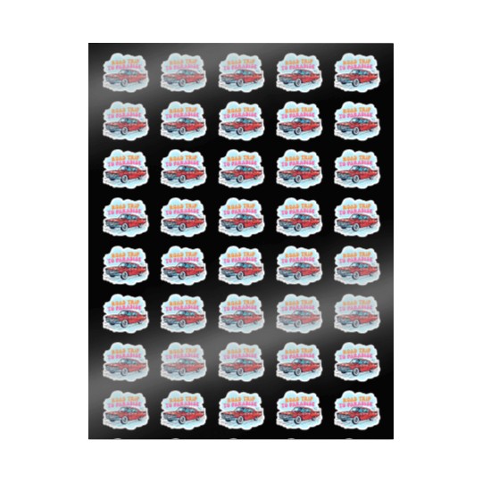 Vintage Classic Car Road Trip Design Wrapping Papers