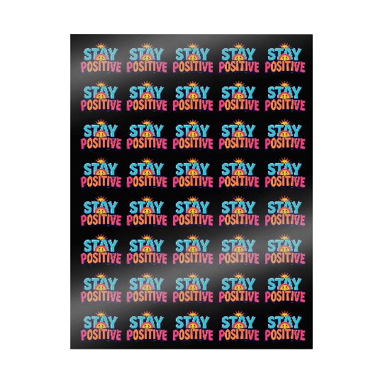 Vibrant Stay Positive Sun Design Wrapping Papers