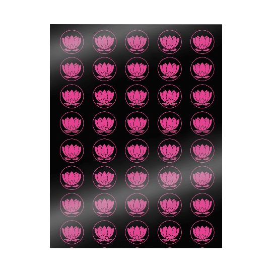 Pink Lotus Mandala Design Wrapping Papers