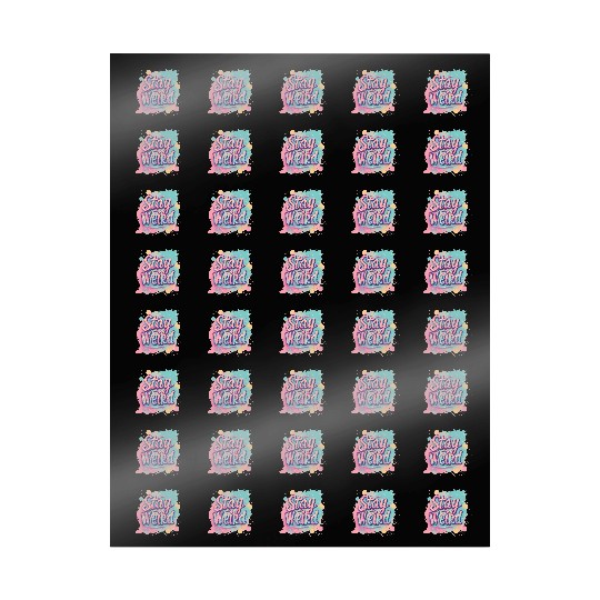 Stay Weird Neon Graphic Design Wrapping Papers