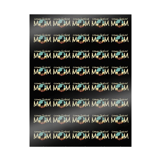 German Shepherd Mom Retro - Dog Lover Gift Wrapping Papers
