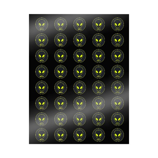 Area 51 Alien Logo Wrapping Papers