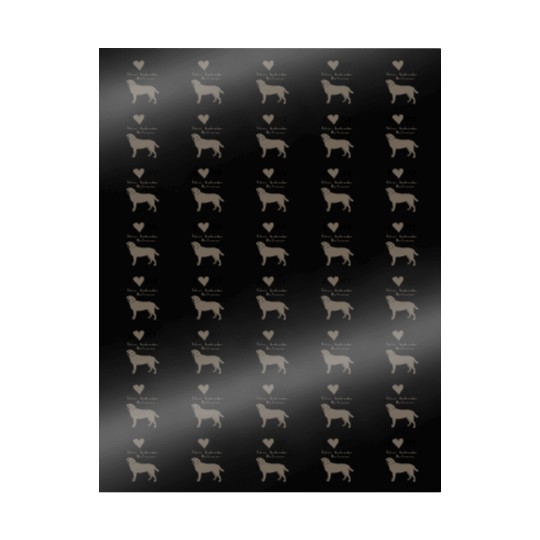 i heart my silver labrador retriever Wrapping Papers