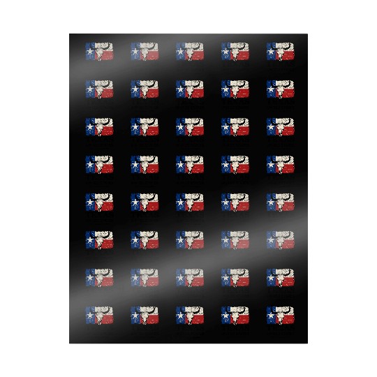 Texas Bull Flag - Vintage Look Wrapping Papers