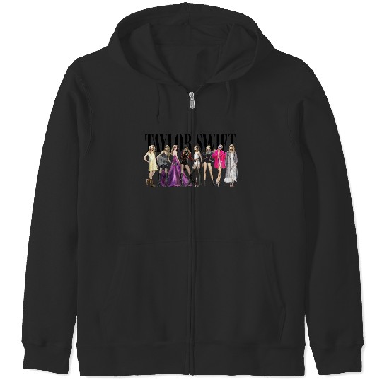 TaylorSwift Taylor's Era Folklore Zip Hoodies
