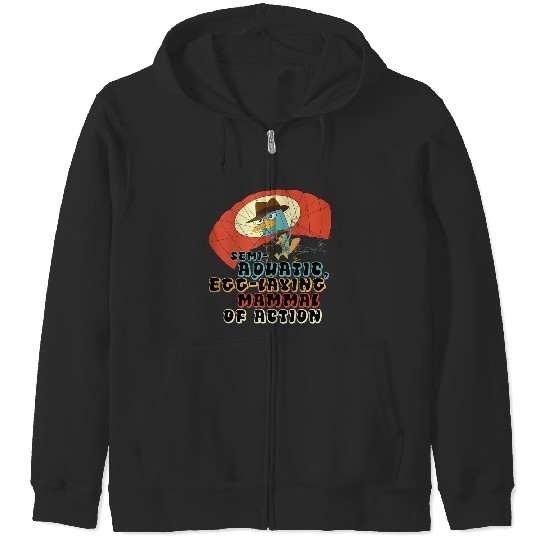 Disneys Phineas And Ferb Semi-aquatic Egg-laying Mammal Zip Hoodies